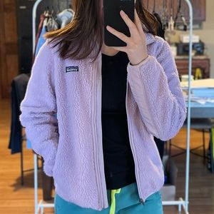 Patagonia Women’s Synchilla Lilac Fleece Zip Up (Size XS)